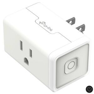 TP-Link White Smart Plug with Voice Control